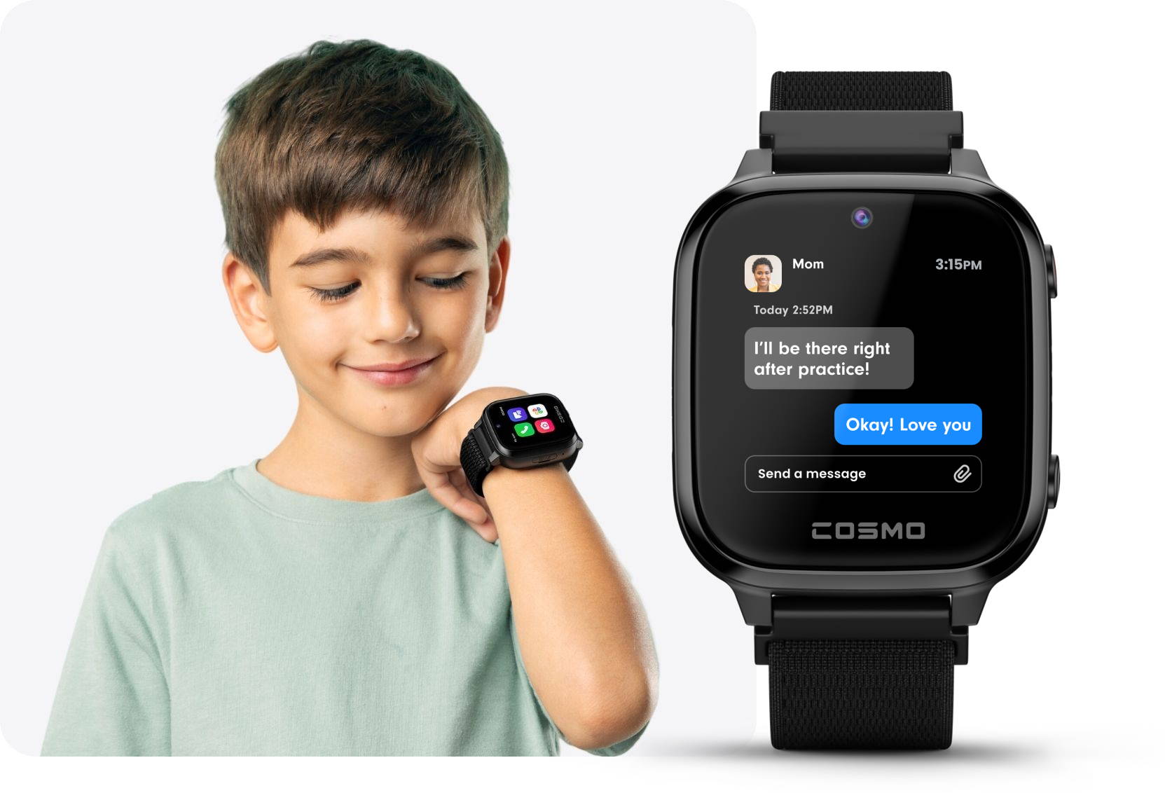 Smart watch for 2024 kids with phone